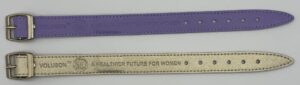 Bracelets RFID personnalisés en similicuir avec marquage, fermeture à boucle et puce NFC intégrée